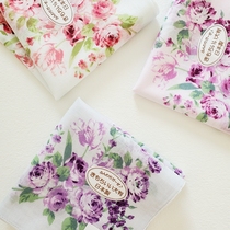 Japan system imported HIBIYA KADAN JAPAN Daily Biya High-end Lady Carry-on cotton handkerchief handkerchief handkerchief