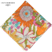 Japan system imported KAWABE INTERMODE LIBERTY LADY PURE COTTON YARN PRINTED HANDKERCHIEF HANDKERCHIEF