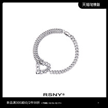 (New) RSNY chain Love bracelet female summer New ins niche design weaving light luxury simple jewelry