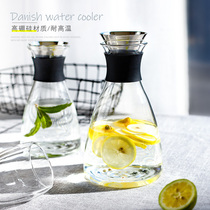 Cold kettle glass cool kettle resistant high temperature cool cup home kit Nordic creative SOLO pottery oven