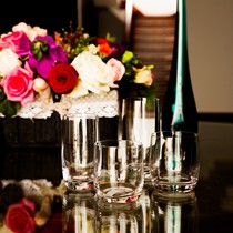 High-end household glass crystal straight glass whiskey cup juice cup