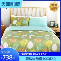 Rapee Lipao Hong Kong quilt Cover Tencel four-piece cartoon silky naked sleeping four seasons bedding cute