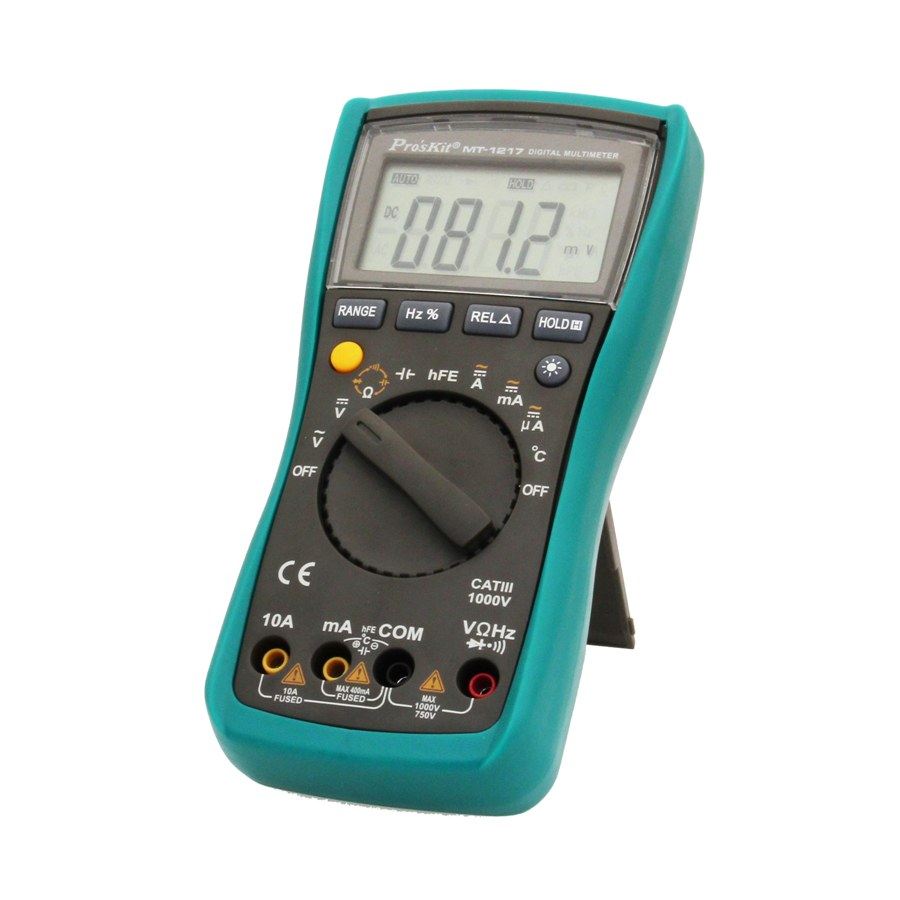 宝工mt-1217数显式数字万用表万能表自动量程多用电表防烧高精度