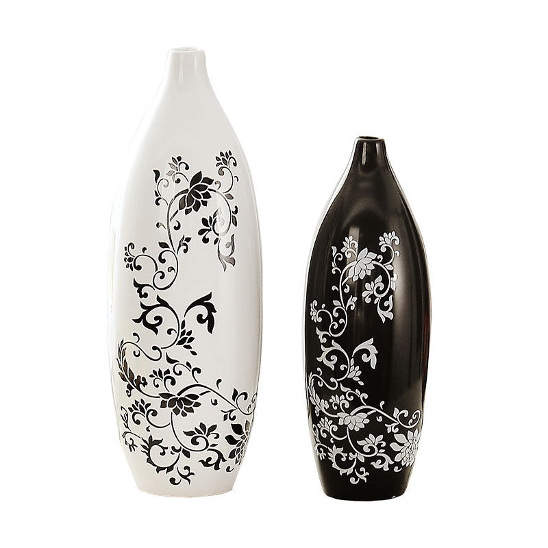 Creative ceramic home wine ark, adornment furnishing articles of modern living room TV cabinet vase floral room craft gift