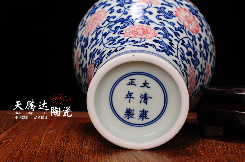 Jingdezhen ceramics hand - made archaize sui porcelain bottles household act the role ofing is tasted furnishing articles