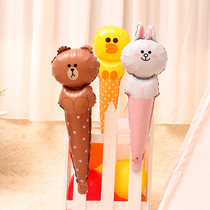Childrens birthday decoration Handheld Stick Baseball inflatable cheerleading festive dress kindergarten activity refueling stick balloon