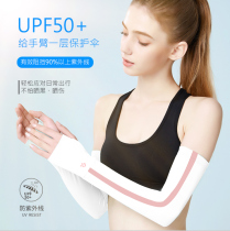 Ice silk sunscreen sleeve cover womens driving sunscreen gloves Electric car summer anti-UV thin arm arm sleeve arm cover