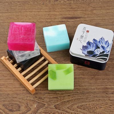 祛痘手工皂羊奶皂洗脸皂控油祛痘去黑头纯洁面皂沐浴皂天然精油皂