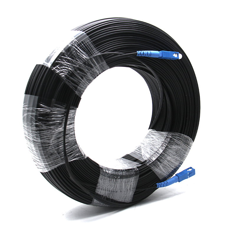 you yisi leather cable optical fiber jumper sc-sc jumper outdoor steel wire single core leather optical cable 200 meters 50 meters