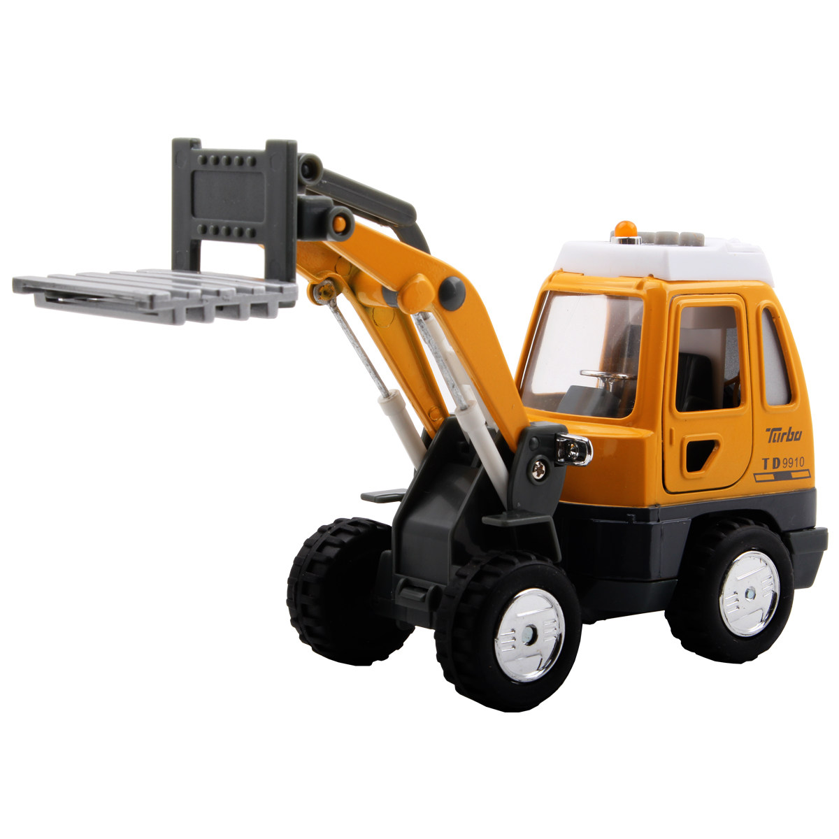蒂雅多工程车压路机 推土 破碎 合金汽车模型玩具车合金车