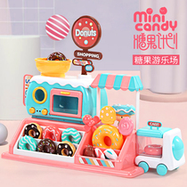 Childrens Candy Ice Cream Sale Car Donuts Toys Supermarket Set Girls Boys Kitchen Oven