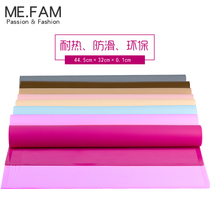 Silicone Western placemats non-slip waterproof and environmentally friendly childrens table mat household kitchen drawer mat moisture-proof baking mat