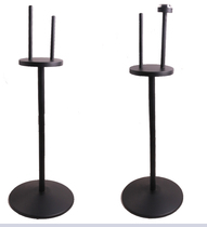 Supermarket roll bag holder black double-head thick shopping bag holder food fruit and vegetable spread name rack rack rack head bracket