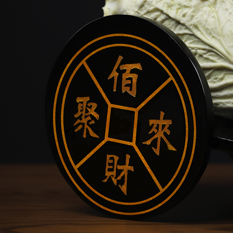 Oriental clay ceramic lucky cabbage place to live in the living room and TV ark, decoration/best wealth together