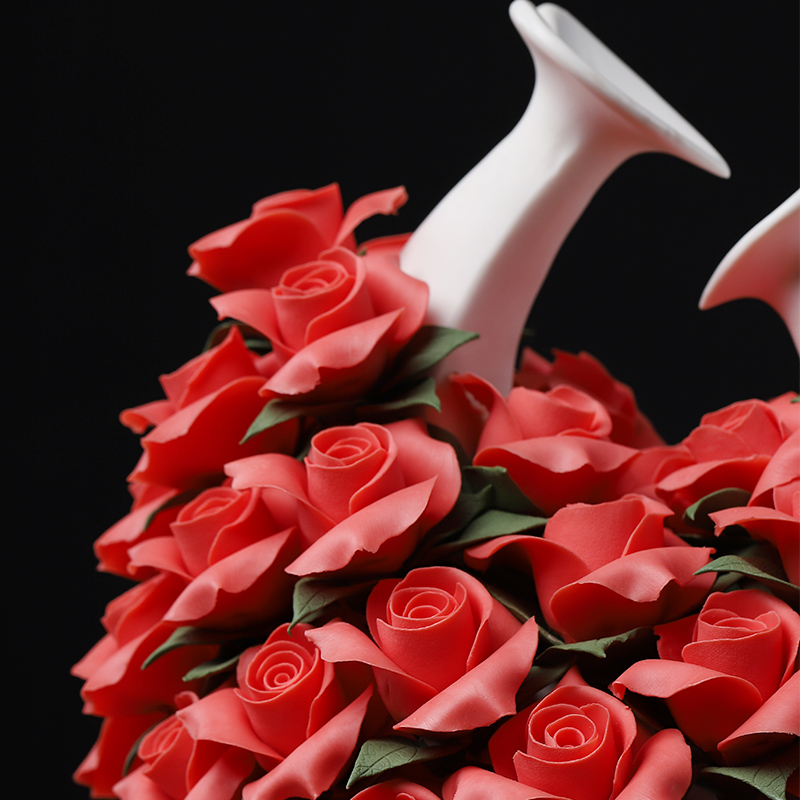 The east mud wedding present ceramic flowers furnishing articles for girlfriends friend colleague gift newly - I bridal chamber decorates