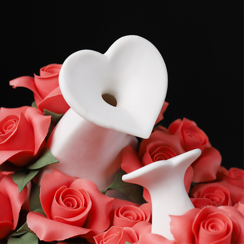The east mud wedding present ceramic flowers furnishing articles for girlfriends friend colleague gift newly - I bridal chamber decorates