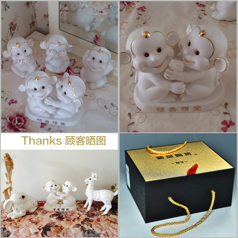 Oriental soil creative ceramic wedding gifts to the bride girlfriends memorable JiLian desktop decoration furnishing articles, gifts