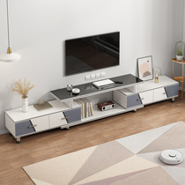 TV Cabinet Tea Table Combination Simple Living Room Telescopic cabinet modern minimalist Nordic Bedroom Type TV enclosure