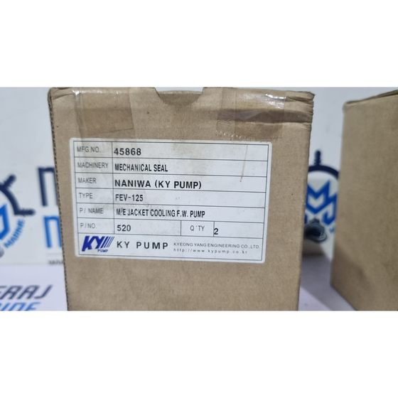 Naniwa 520 기계식 씰 Fev-125 Kyeong Yang Naniwa 520 기계식 씰 Fev-125 Kyeong Yang