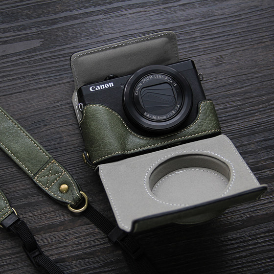 캐논 G7X3 카메라 커버 크로스 바디 G7X2 레트로 리치 패턴 보호 커버 파워 샷 V1 가죽 케이스에 적합합니다. 캐논 G7X3 카메라 커버 크로스 바디 G7X2 레트로 리치 패턴 보호 커버 파워 샷 V1 가죽 케이스에 적합합니다.