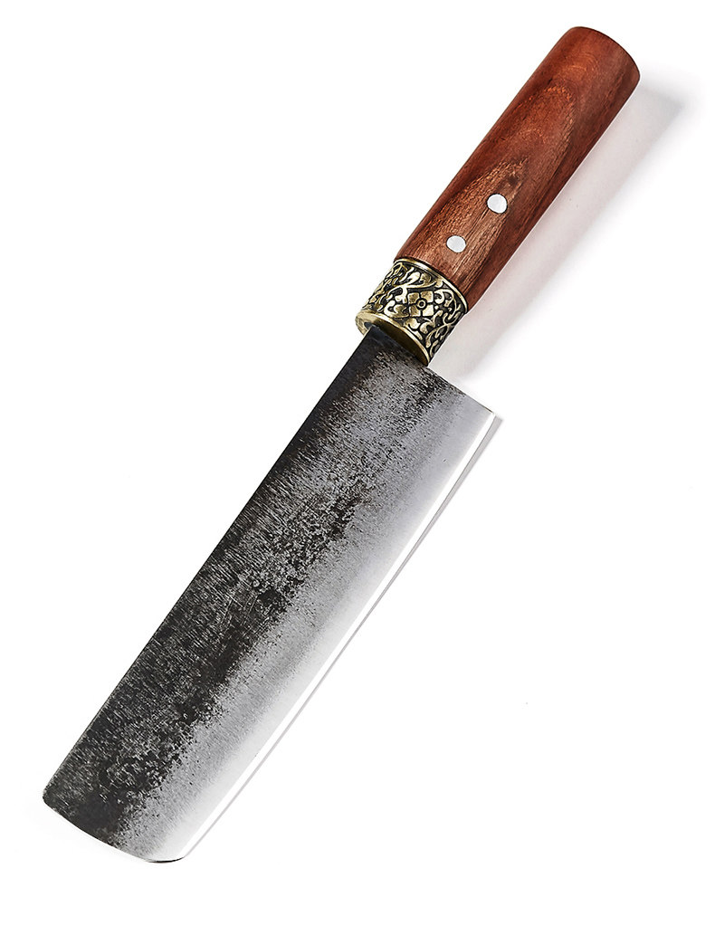 楚家刀中式菜刀手工锻打菜刀夹钢玄铁切菜刀具厨房用具女士切片刀