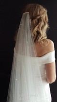 Wedding veil Joker hair comb double layer New Pearl headwear Super fairy long tail soft yarn 2020 new veil