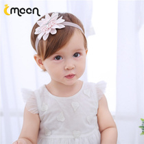 Xiaoyuejia 2017 Korean childrens hair band hair accessories baby hair belt water soluble flower girl hair accessories headwear accessories