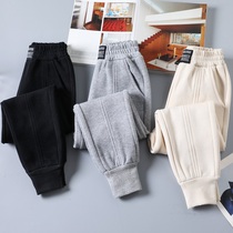 Sports pants girls pants 2021 autumn pants casual pants children Foreign style in big children loose Spring and Autumn New