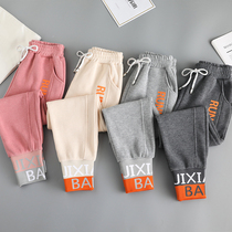 Girls pants spring and autumn 2021 autumn new girls sports pants childrens clothing foreign style
