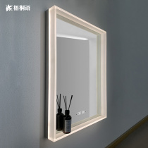 Smart mirror with storage bathroom mirror with shelf square hanging mirror anti-fog led bathroom mirror acrylic mirror