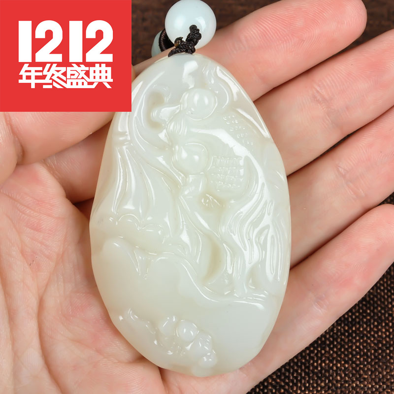 xinjiang hotan white jade fish seed material jade fish handle pendant jade fish hand play piece waist piece