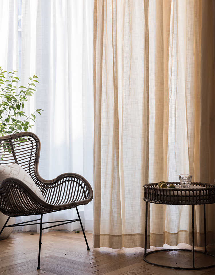 简约现代纯色白色纱帘定做客厅卧室飘窗落地清新百搭透光窗帘纱帘