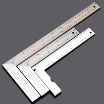 Upper Craftsman Steel Angle Ruler Hardware Measuring Tool Woodworking Right Angle Ruler 90 Degree Angle Ruler Woodworking Ruler 300mm 500mm