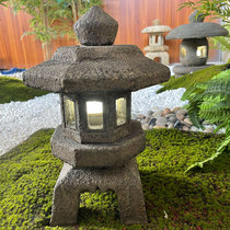Bluestone Antique Outdoor Stone Lantern Calcium Stone Lamp Garden Landscape Decoration Stone Lamp New Chinese Style Japanese Garden Decoration