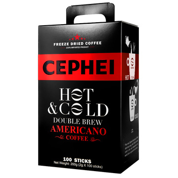 奢啡奢斐CEPHEI美式无糖添加纯黑冻干速溶咖啡粉原装进口100条 奢啡奢斐CEPHEI美式无糖添加纯黑冻干速溶咖啡粉原装进口100条