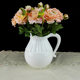 European pastoral white blue ceramic flower pot flower pot vase flower gardening home decoration dining table decoration European pastoral white blue ceramic flower pot flower pot vase flower gardening home decoration dining table decoration