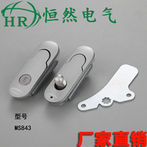 Distribution box door lock MS843-1-2 plane lock power distribution cabinet chassis Wittu cabinet MS843 electrical cabinet with padlock