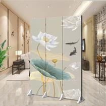Entry screen partition small apartment modern simple office bedroom blocking folding home mobile living room folding screen
