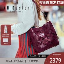 Mingji women's bags are really woven and have special bags for shopping bags