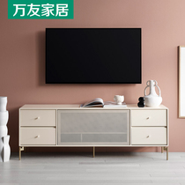 Italian Minimalist Baking Lacquered TV Cabinet Composition Minima Modern Living Room TV Enclosure Nordic Light Lavish Storage Lockers