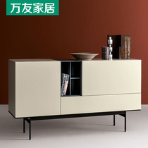 Italian Minimalist Dining Side Cabinet Nordic Light Luxurious Lockers Multifunction Minima Günchon Cabinet Living-room Containing Wall Cabinet