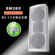 Hot sale double 6 5 inch Full Frequency professional conference speaker multifunctional surround stage bookshelf hanging wall cafe