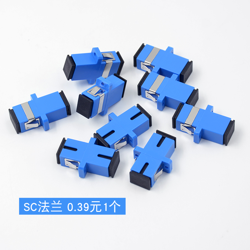 carrier grade sc-sc optical fiber coupler flange simplex flange straight to joint adapter connector