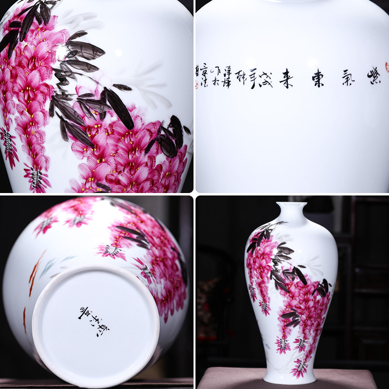 The Master of jingdezhen ceramics sabingga sukdun dergici jimbi hand - made vases, flower arranging, the sitting room TV ark, adornment furnishing articles