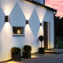 Outdoor wall lamp stair aisle waterproof wall lamp Nordic modern simple outdoor wall lamp courtyard balcony wall lamp