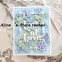 Cutting template DIY mold cutting die greeting card album Scrapbook Making tools English letters