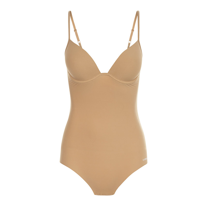 la perla女士invisible系列新品 纯色简约性感奢华连体塑身衣