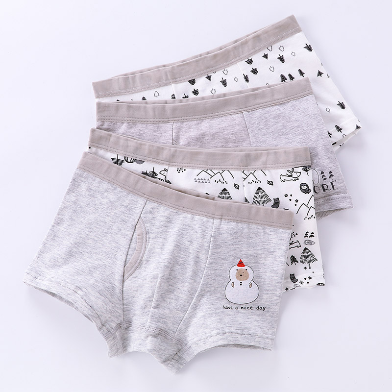 antarctic children's underwear boys and girls pure cotton big children baby boys student boxer shorts boxer shorts