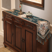 American table flag light luxury European coffee table retro luxury table table flag Nordic simple decorative TV cabinet Strip