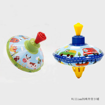 Export childrens iron press type rotary gyro puzzle leisure parent-child interactive outdoor traditional toys 3-6 years old